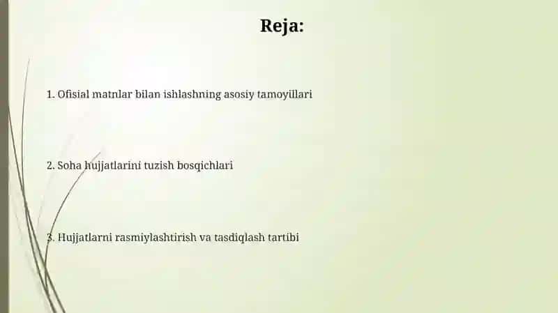 Ofatga oid rasmiy matnlar: Kirish 2