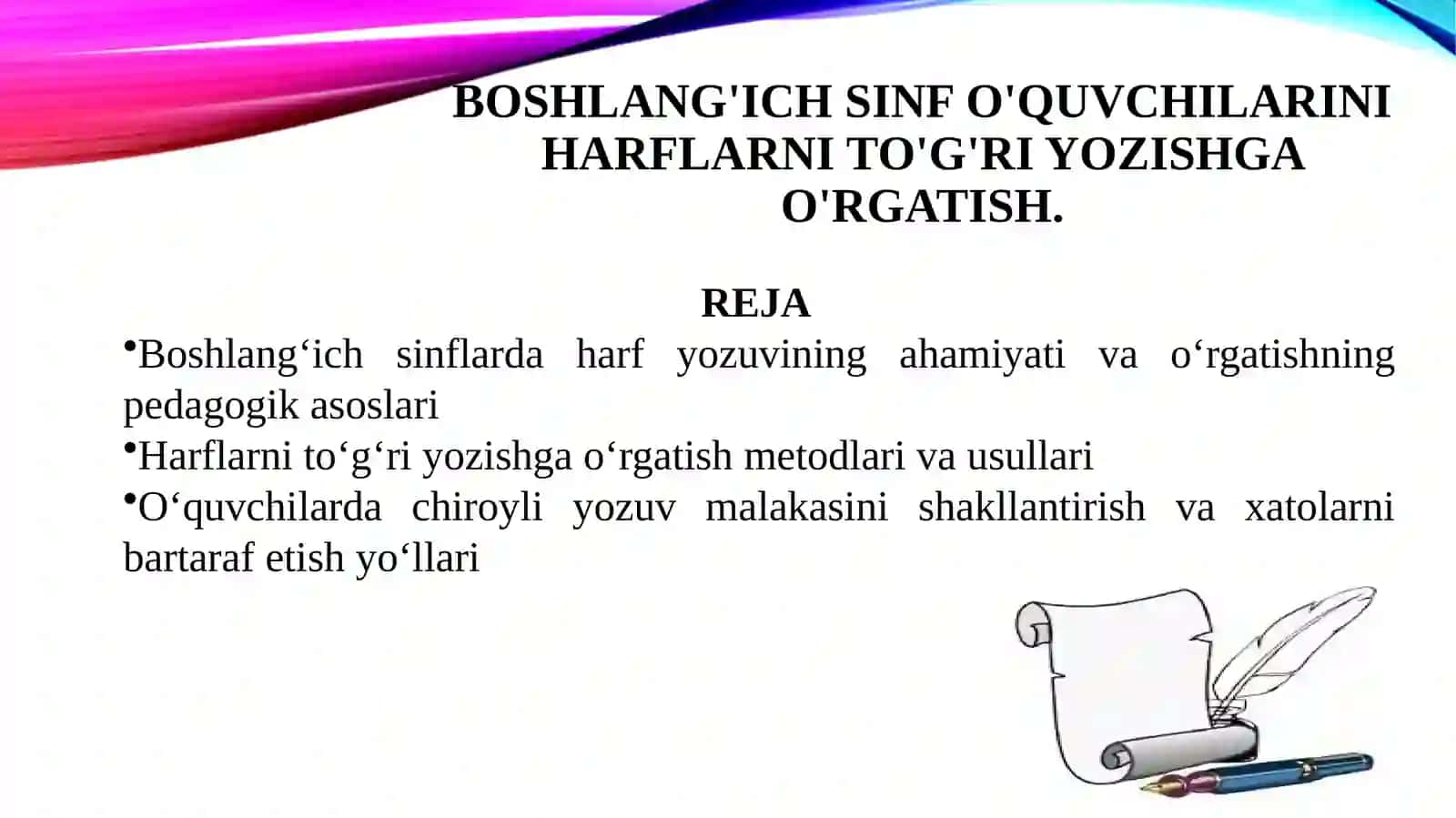 LOGOPEDIYA FANIDAN TAYYORLAGAN TAQDIMOTI 2