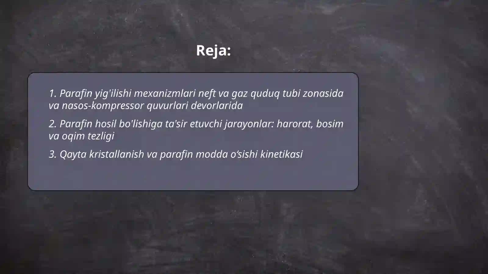 Neft va gaz quduq tubi zonasidava nasos-kompressor quvurlari devorida parafin yig'ilishi 2