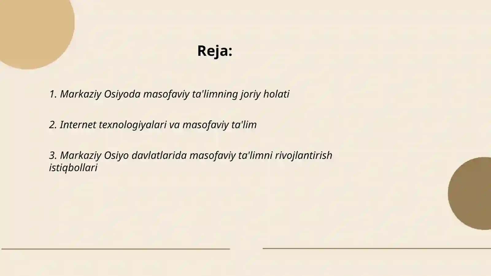 Masofaviy ta'limning joriy holati 2