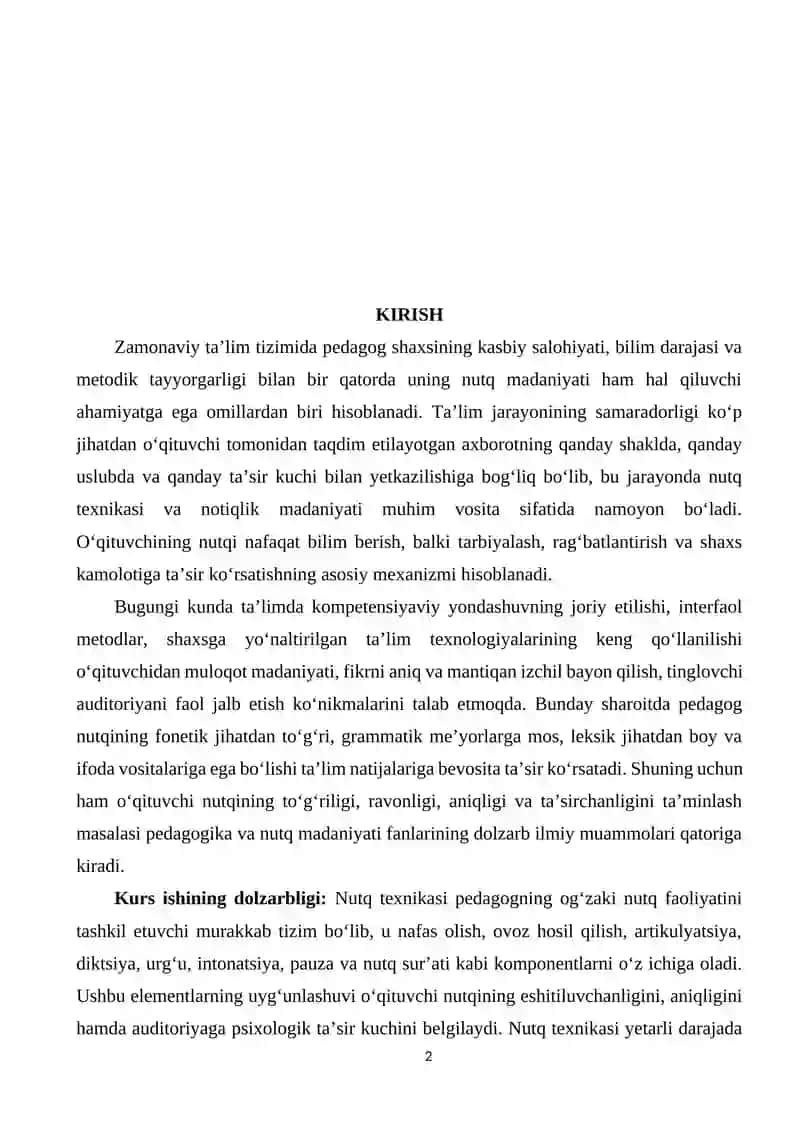 Nutq texnikasi va notiqlik madaniyati 2