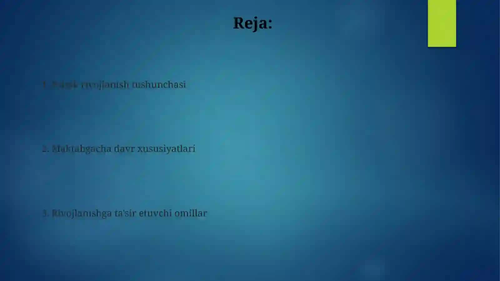Maktabgachayoshdavri psixik rivojlanish xususiyatlari 2