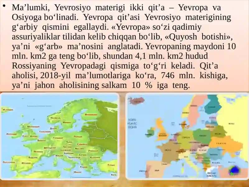 Yevropa geografiyasi 2