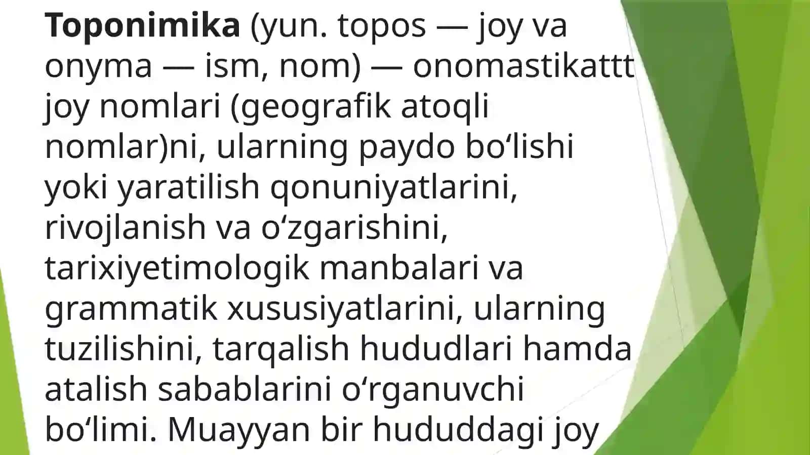 Buxoro va Qashqadaryo viloyatlarini toponimikasi 2