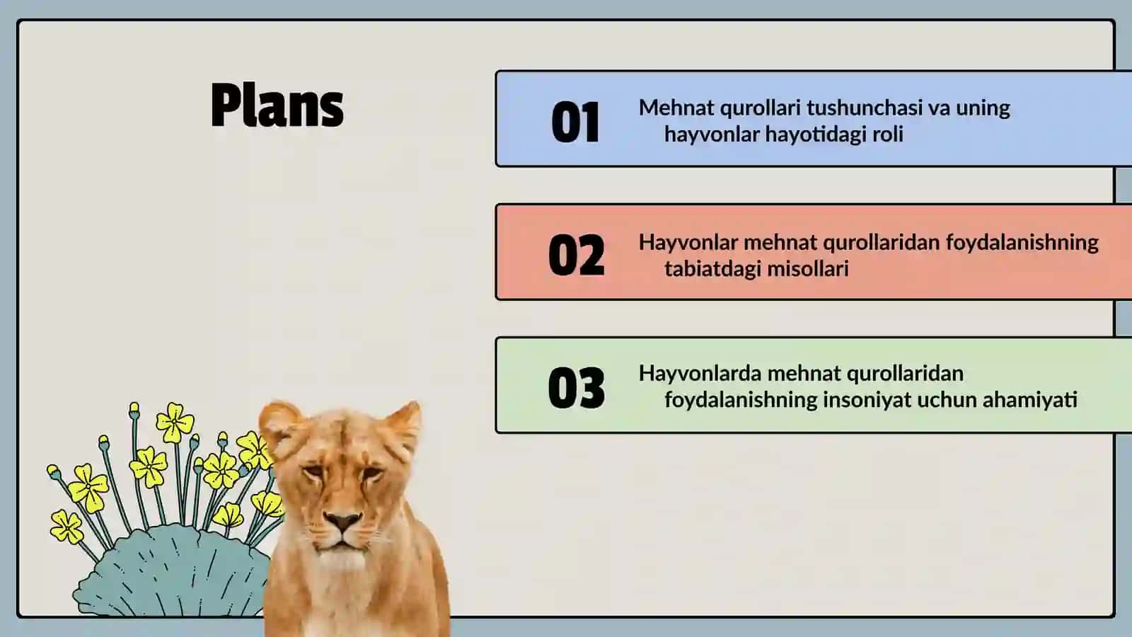 Hayvonlarda mehnat qurollaridan foydalanish 2