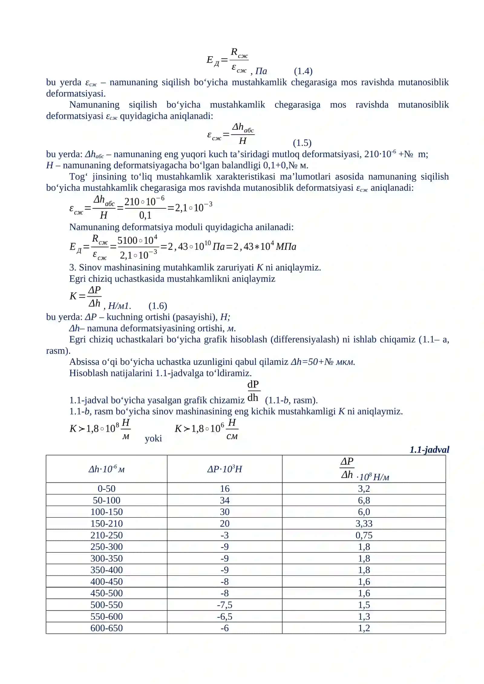 Kon jinsi namunasining fizik xossalarini aniqlash 2