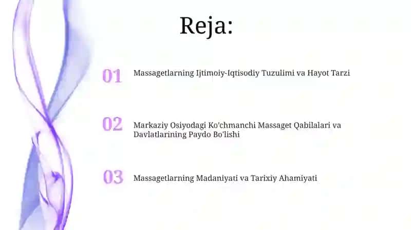 Markaziy Osiyoda Kochmanchi Massaget Qabilalari va Davlatlarining Paydo Bo'lishi 2