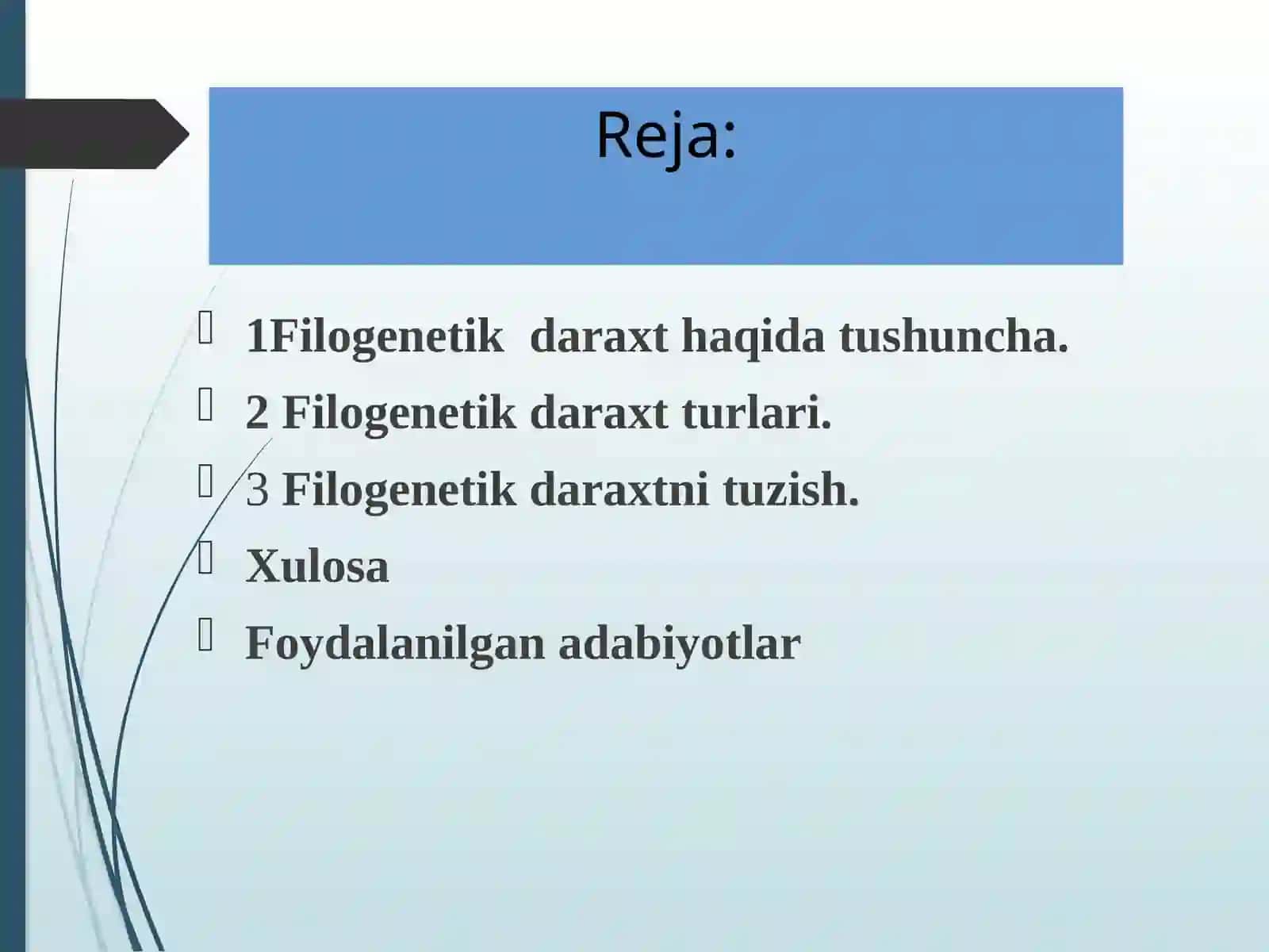 Filogenetik daraxtlarni tuzish algoritmlari 2