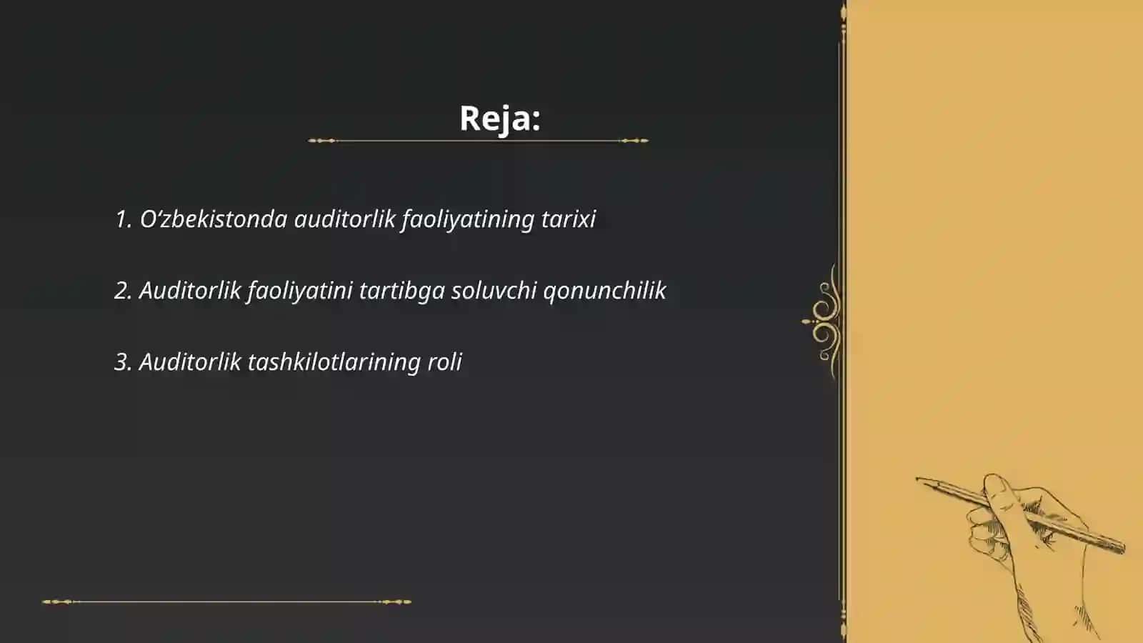 Oʻzbekistonda auditorlik faoliyati 2