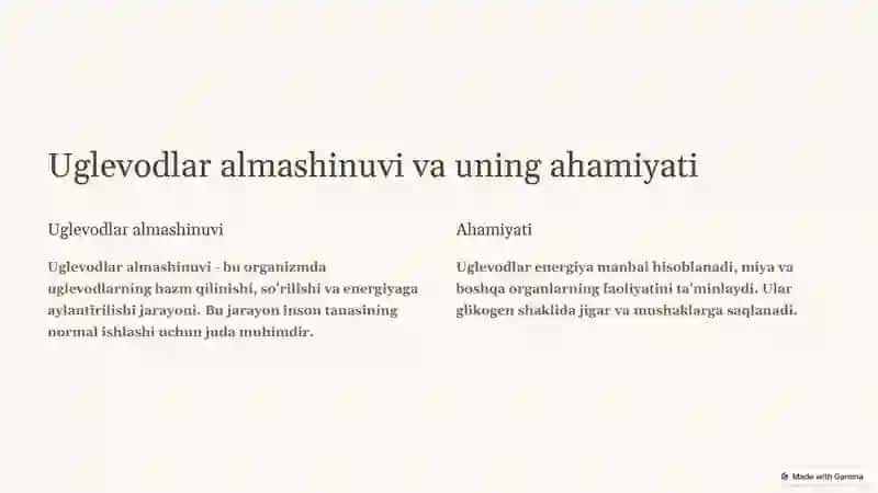 Uglevodlar almashinuvi buzilishlari: Tushunish va boshqarish 2