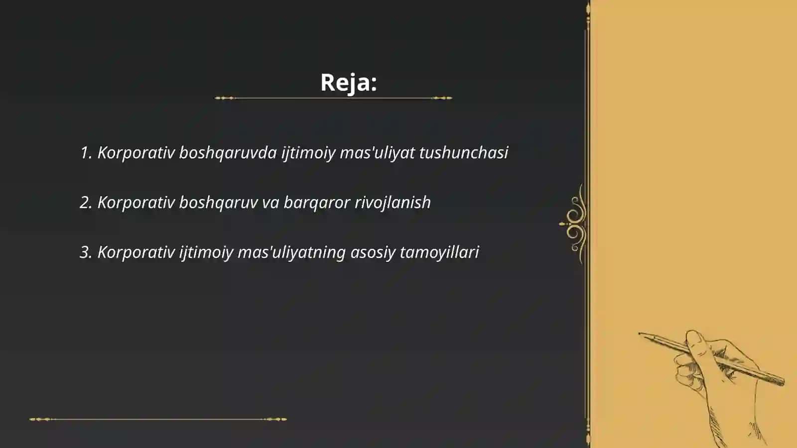 Korporativ boshqaruvda ijtimoiy mas'uliyat tushunchasi 2