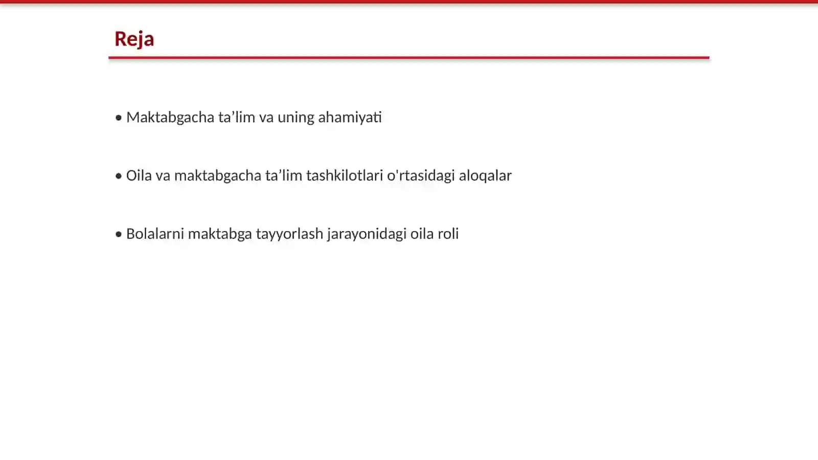 Bolalarni maktabga tayyorlashda maktabgacha taʼlim tashkilotlari va oila hamkorligi 2