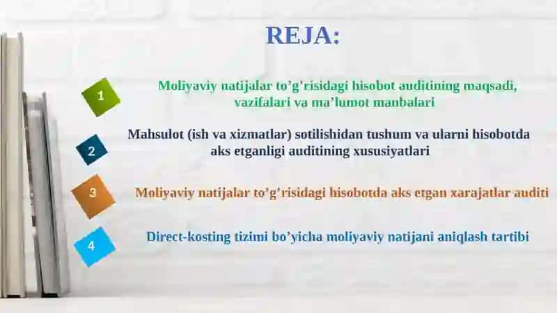Moliyaviy natijalar to‘g‘risidagi hisobot auditi 2