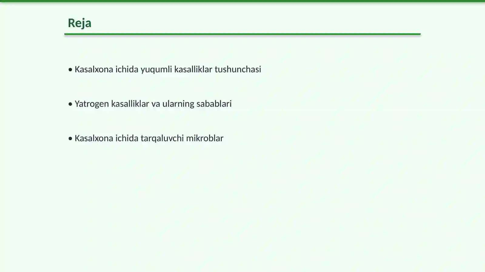 Kasalxona ichida yuqumli kasalliklar 2