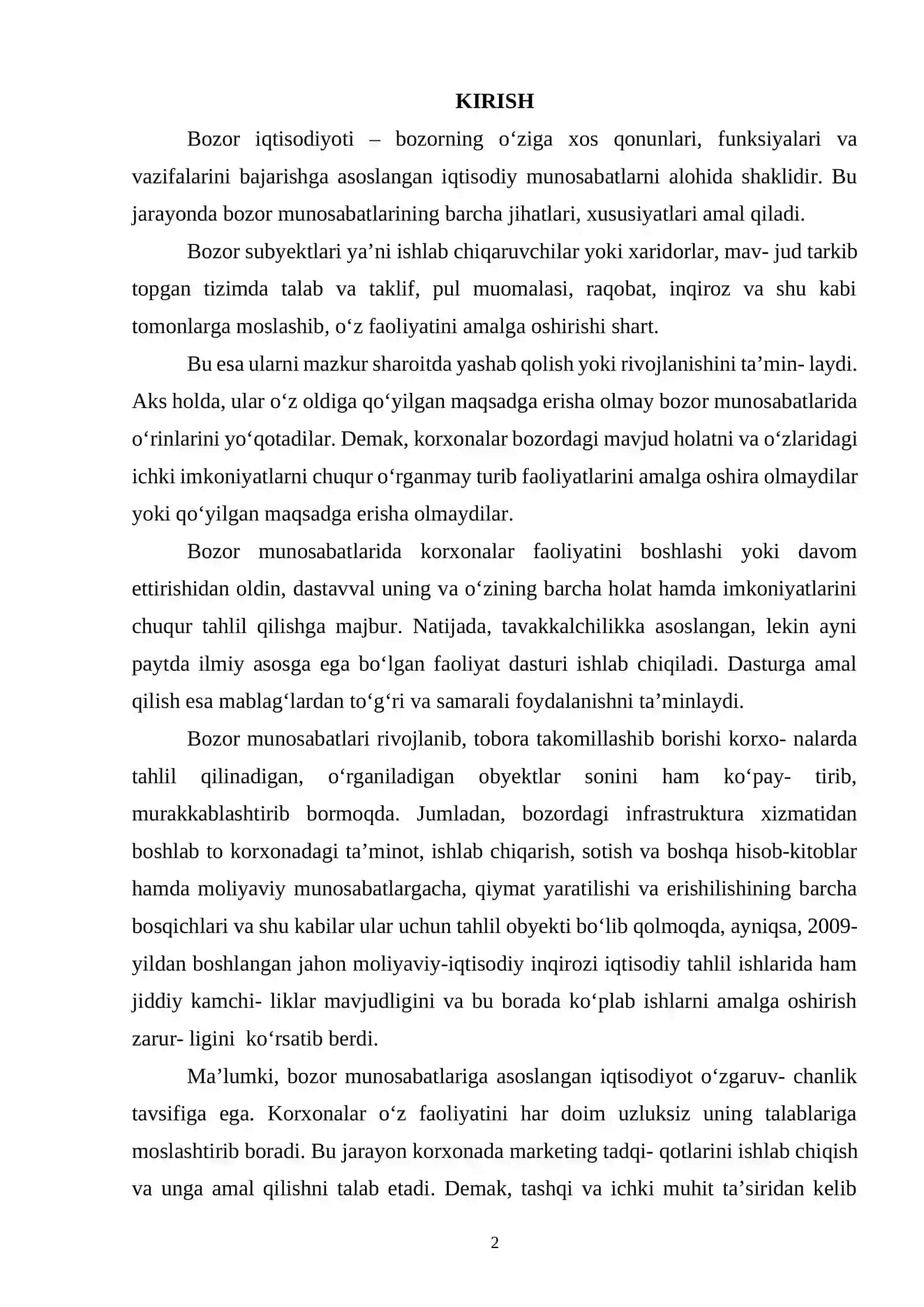 Mahsulotlatlarni sotish bo‘yicha shartnoma majburiyatlarining bajarilish tahlili 2