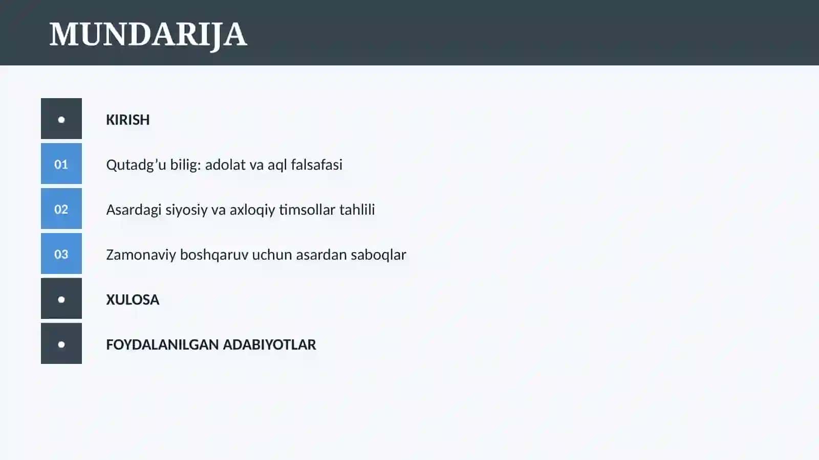 Yusuf Xos Xojib “Qutadg’u bilig” asari 2