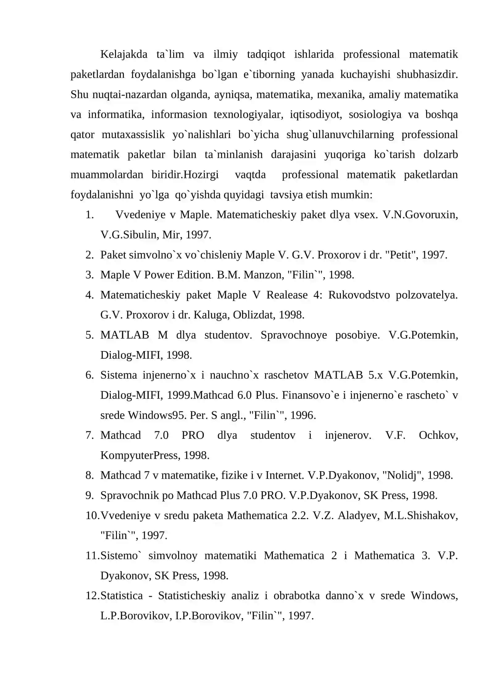 Zamonaviy dasturlash tillari va ularning tasnifi 2