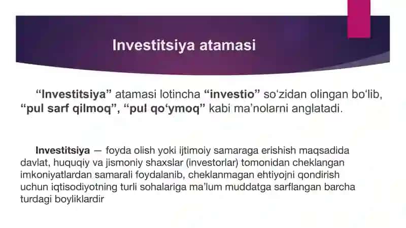 Qishloq xo'jaligining ustuvor yo‘nalishlariga sarflanayotgan investitsiyalar 2