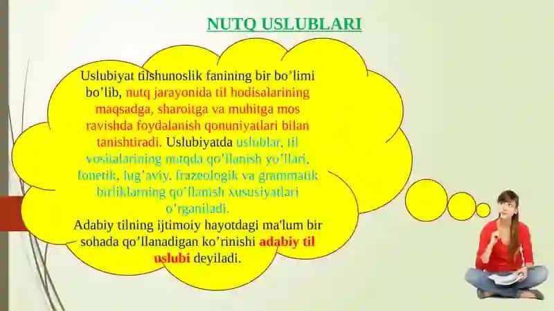 Nutq uslublari 2
