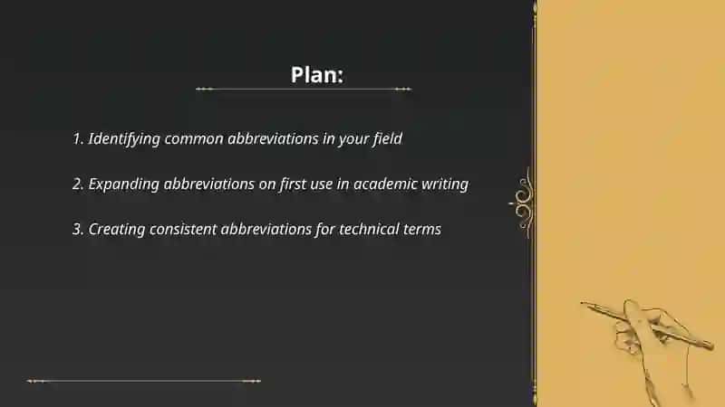 Identifying common abbreviations in your field 2