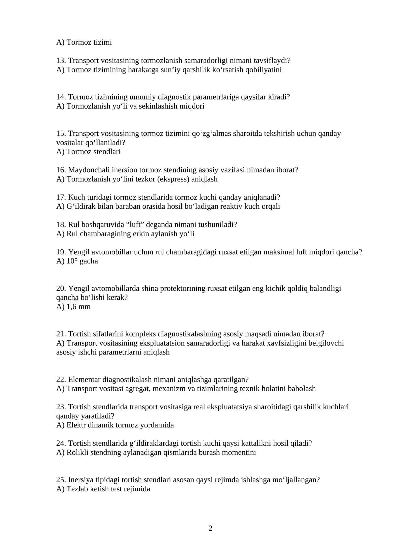 Avtomatik uzatmalar qutisi 2