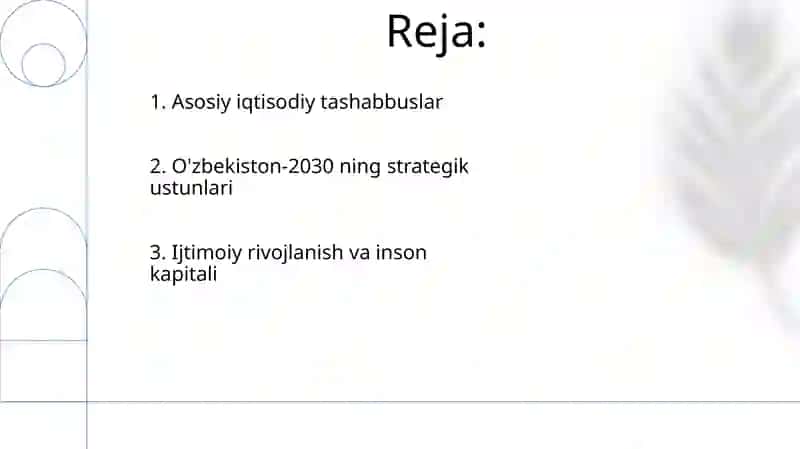 Õzbekiston-2030 taraqqiyot strategiyasi 2