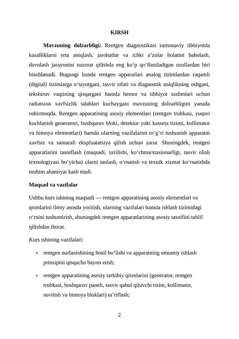 MUNDARIJA 2