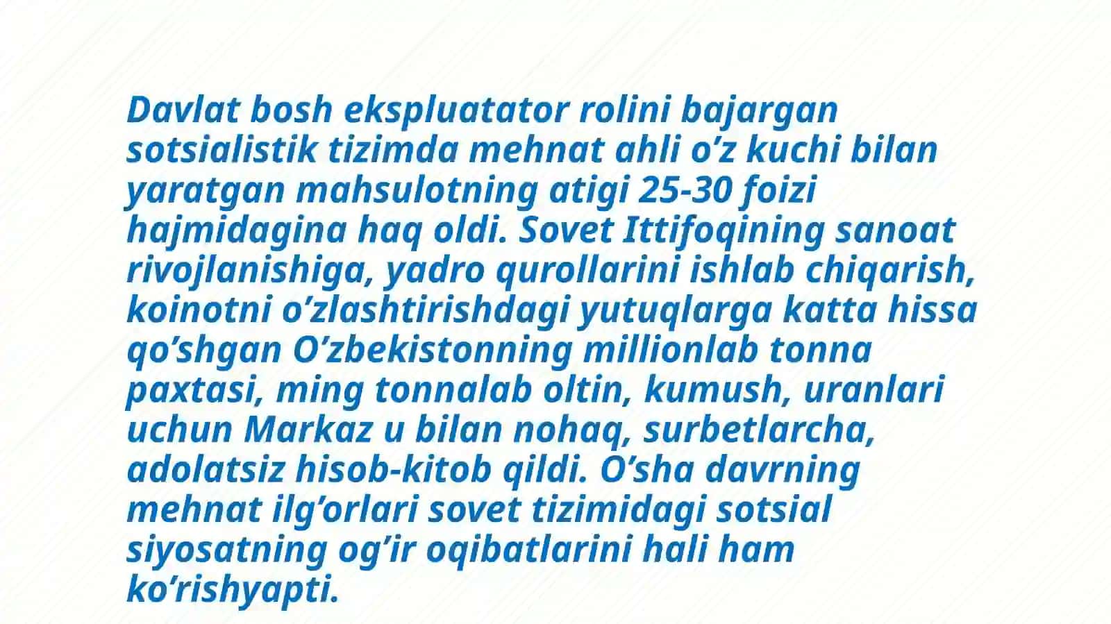 XX asrning 80-yillari so’ngida O’zbekistonda siyosiy, iqtisodiy ijtimoiy muammolar 2