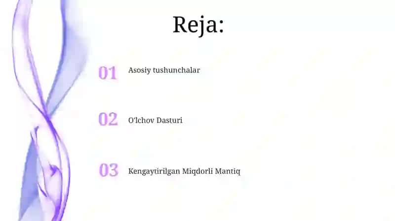 O'lchov Dasturi 2