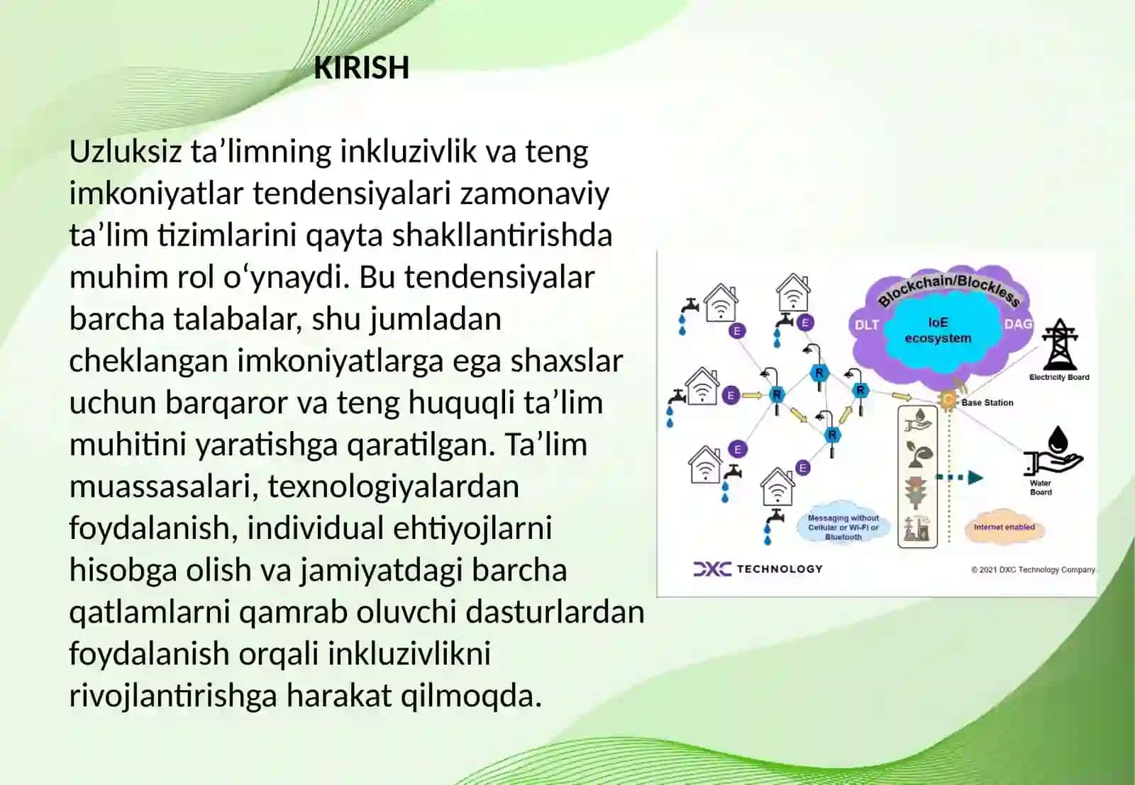 Uzluksiz ta’limda inkluzivlik va teng imkoniyatlar tendensiyalari 2