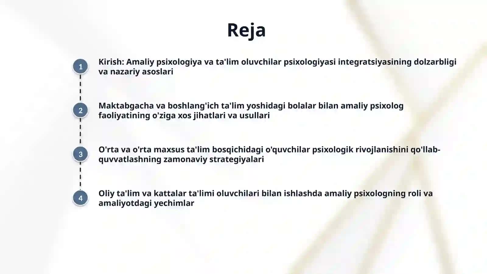 Turli yosh va kategoriyadagi taʼlim oluvchilar bilan amaliy psixologning faoliyati 2