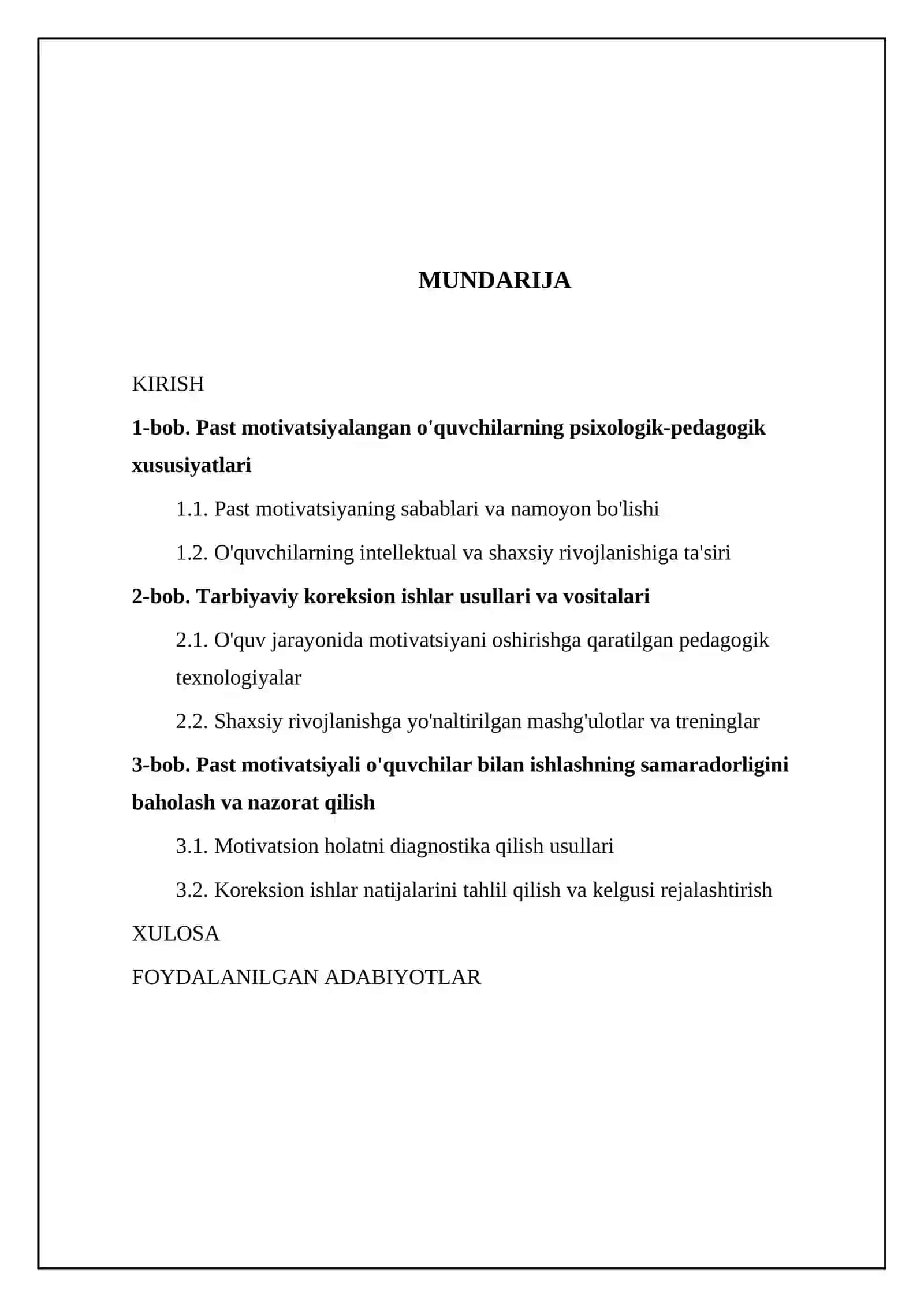 Pasta mativatsiyali oquvchilar bilan tarbiyaviy koreksion ishlar 2