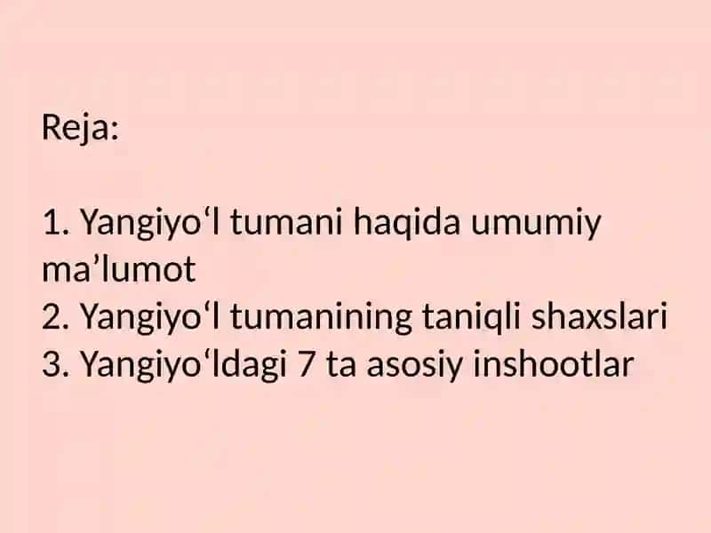 Yangiyo'l tumani 2