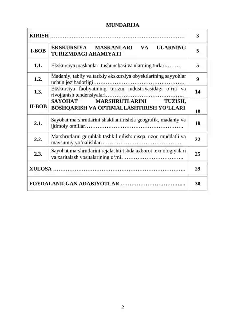 MEHMONDOʻSTLIK INDUSTRIYASIDA TRANSPORT VOSITALARINING OʻRNI VA AHAMIYATI 2