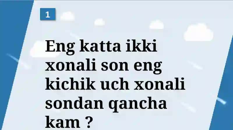 Ixtisoslashtirilgan boshlang’ich sinflarda matematika o‘qitish . Mantiqiy tushunchalar 2