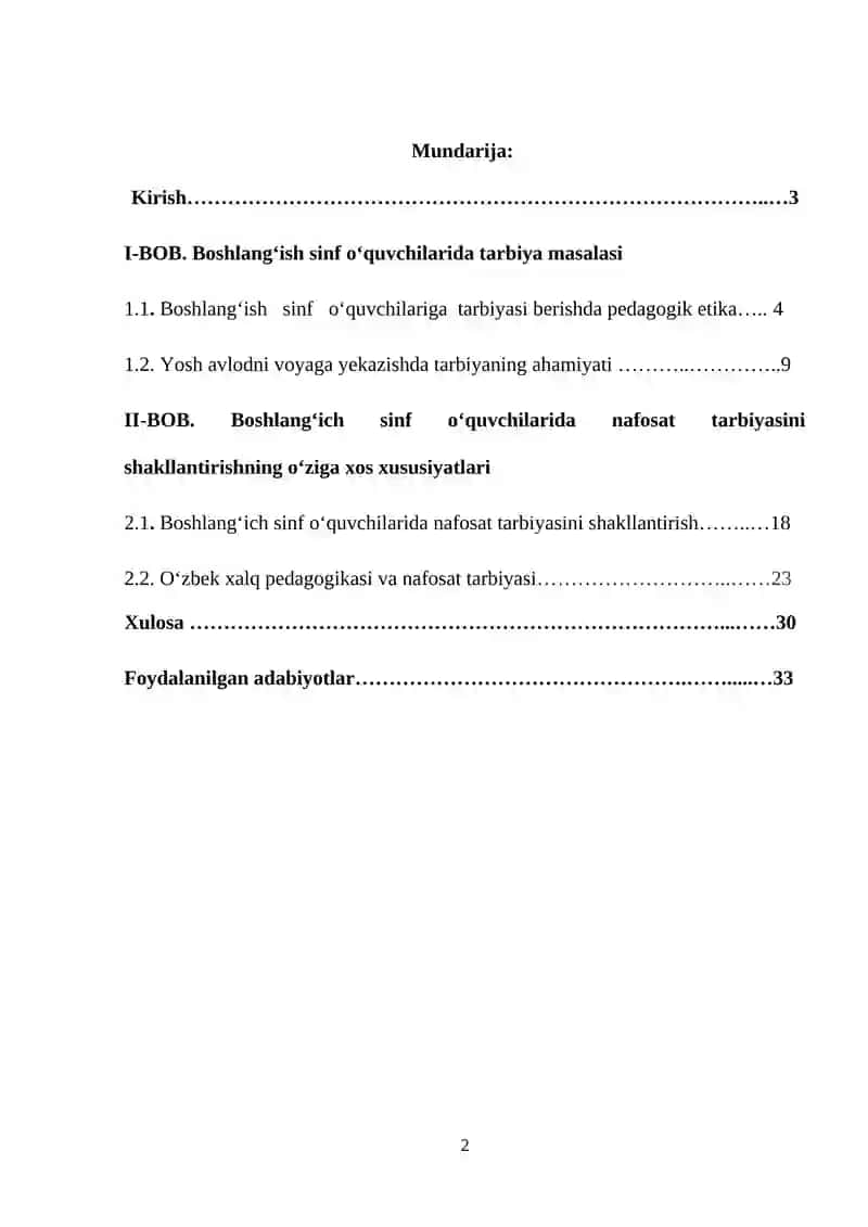 Boshlang‘ich sinf o‘quvchilariga nafosat tarbiyasini berishda etika 2