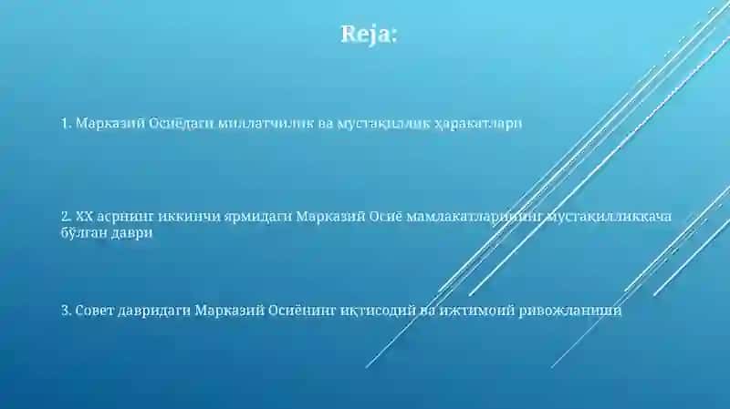 Марказий Осиёдаги миллатчилик ва мустақиллик ҳаракатлари 2