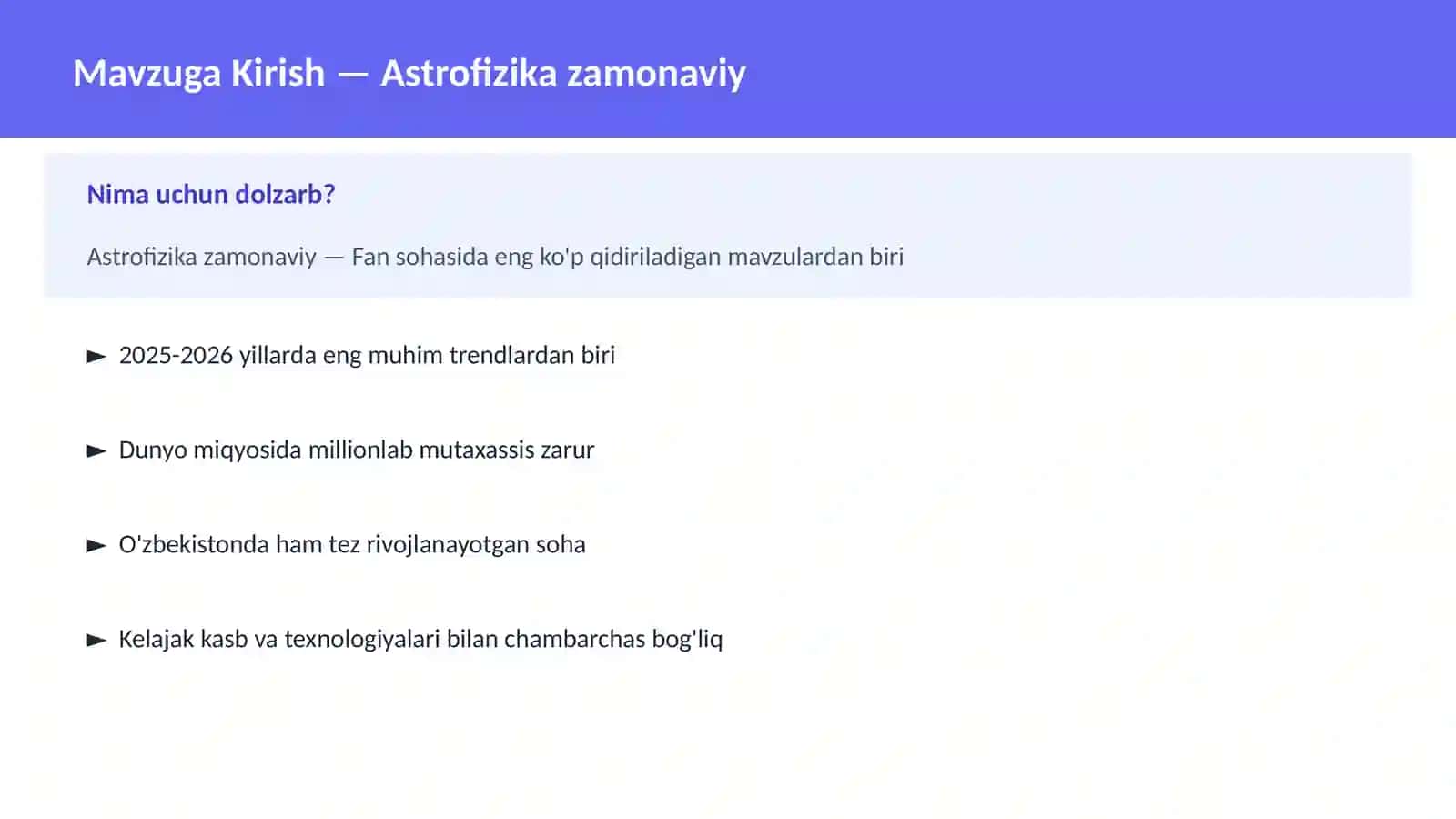 Astrofizika zamonaviy 2