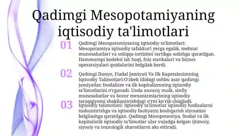 Qadimgi Dunyo, Fiadal Jamiyati Va Ilk Kapetalezimning Iqtisodiy Talimotlari 2