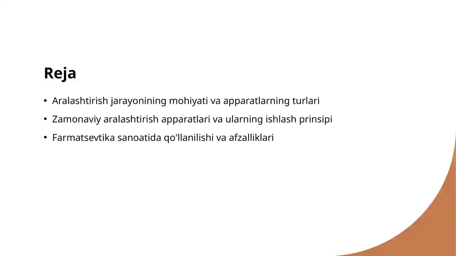 Zamonaviy aralashtirish apparatlari 2