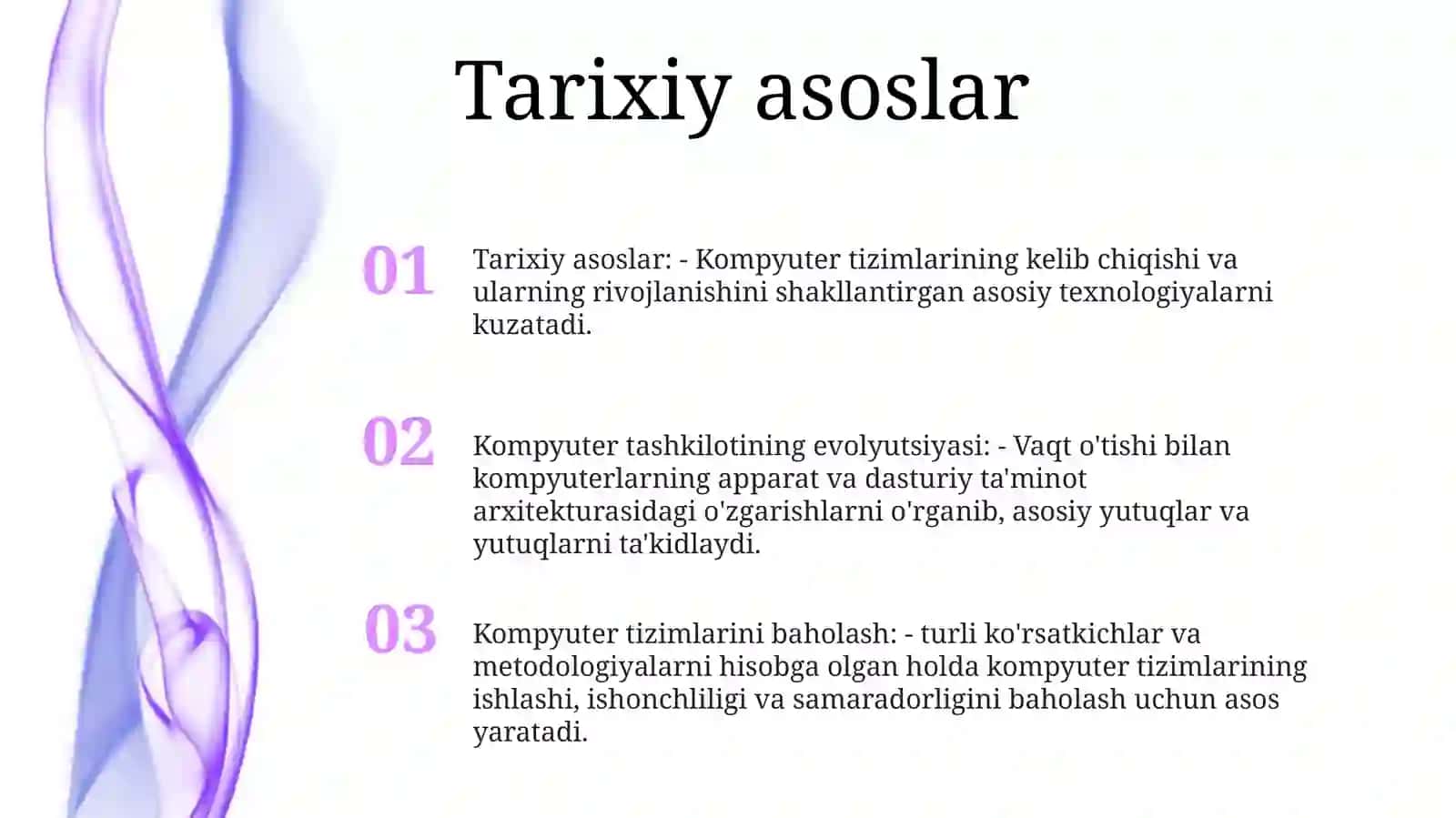 Kampyuterni Tashkil Etish Evaluyitsya Tarihi 2