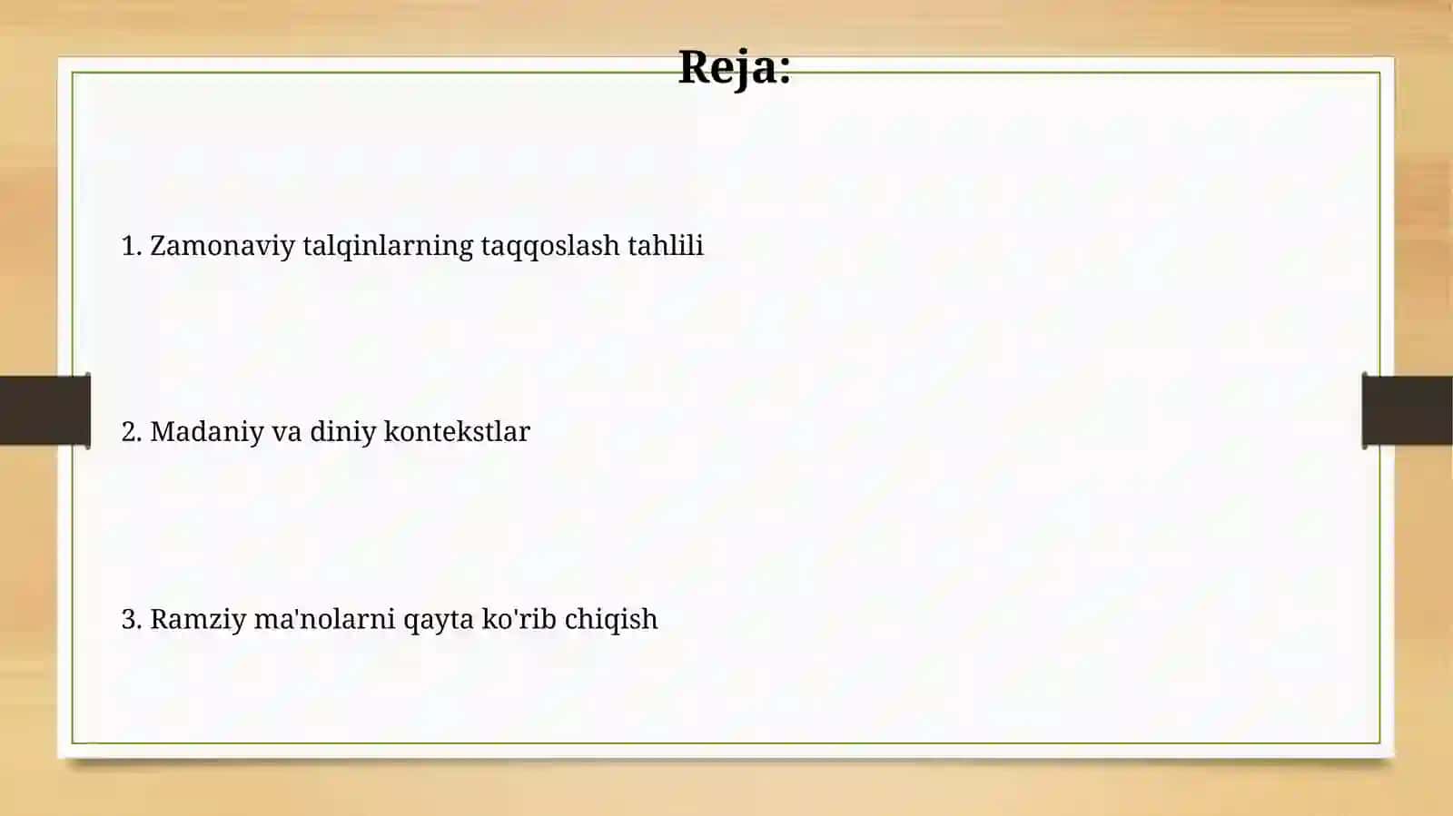 Diniy ramzlarning zamonaviy talqinlari qiyosiy tahlil 2