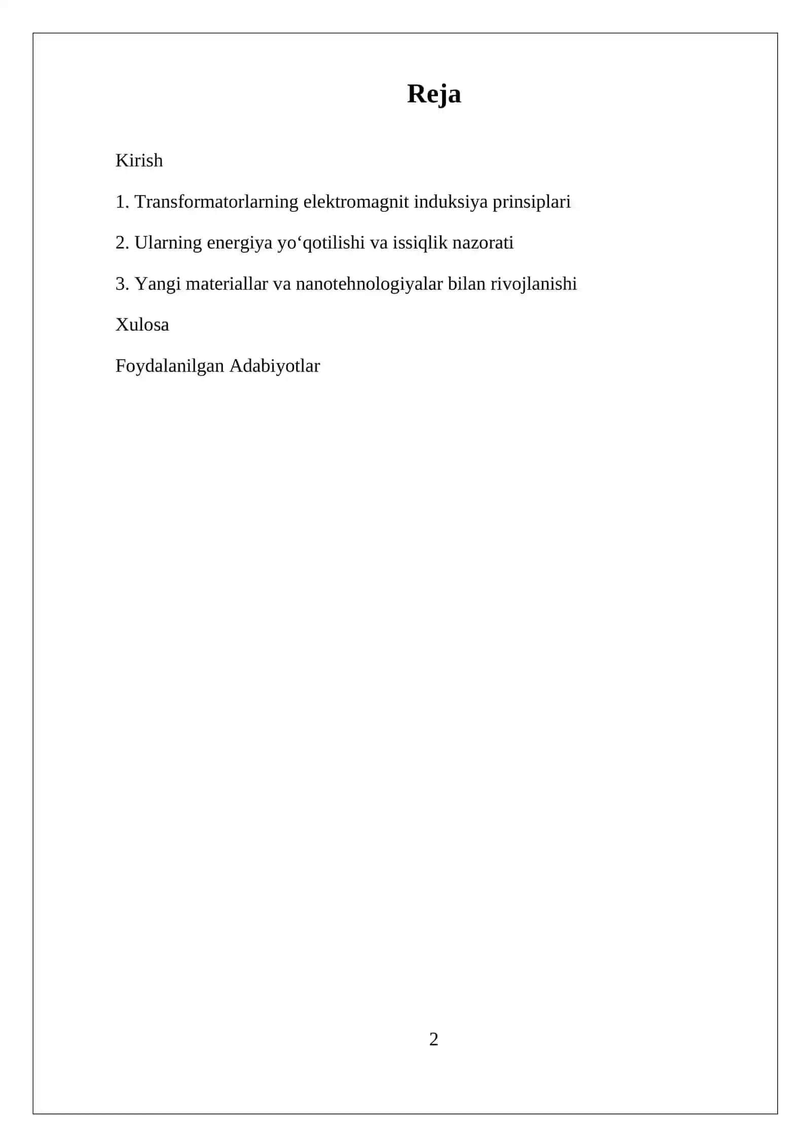 TRANSFARMATORLAR 2