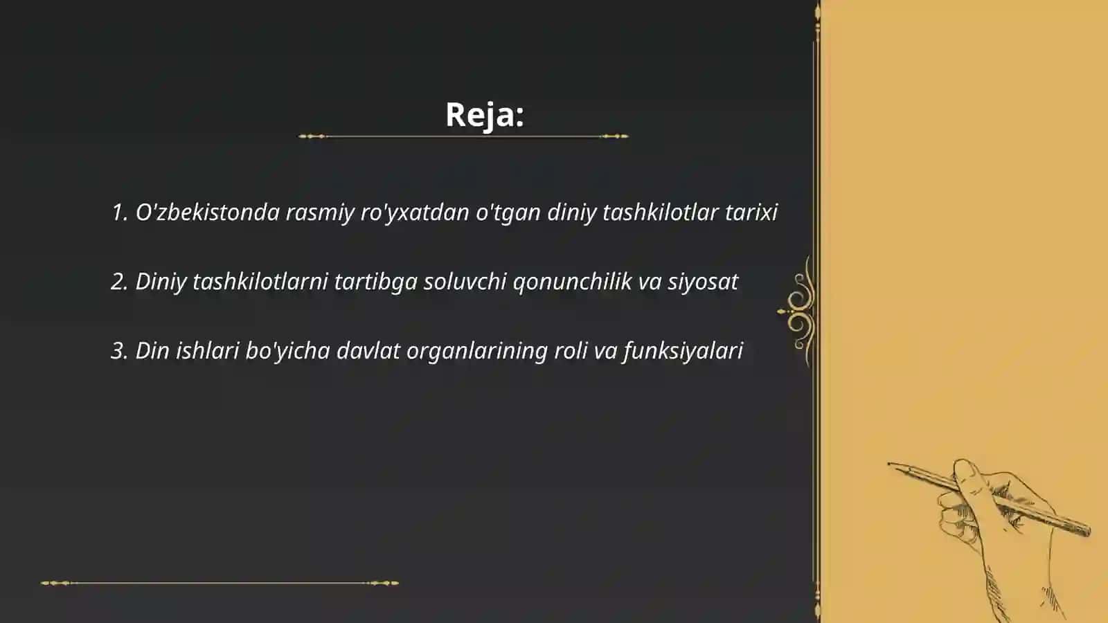 O'zbekistonda faoliyat yurituvchi diniy tashkilotlar 2