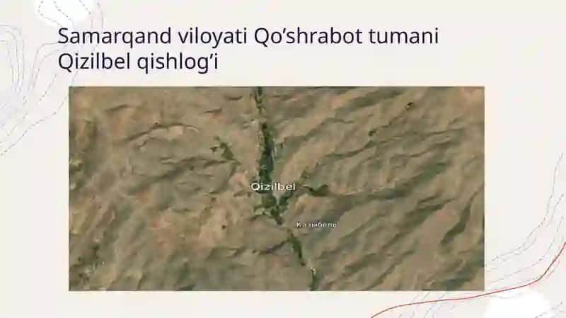 Yangi turizm obyektidan barqaror foydalanish konsepsiyasini ishlab chiqish bo'yicha 2
