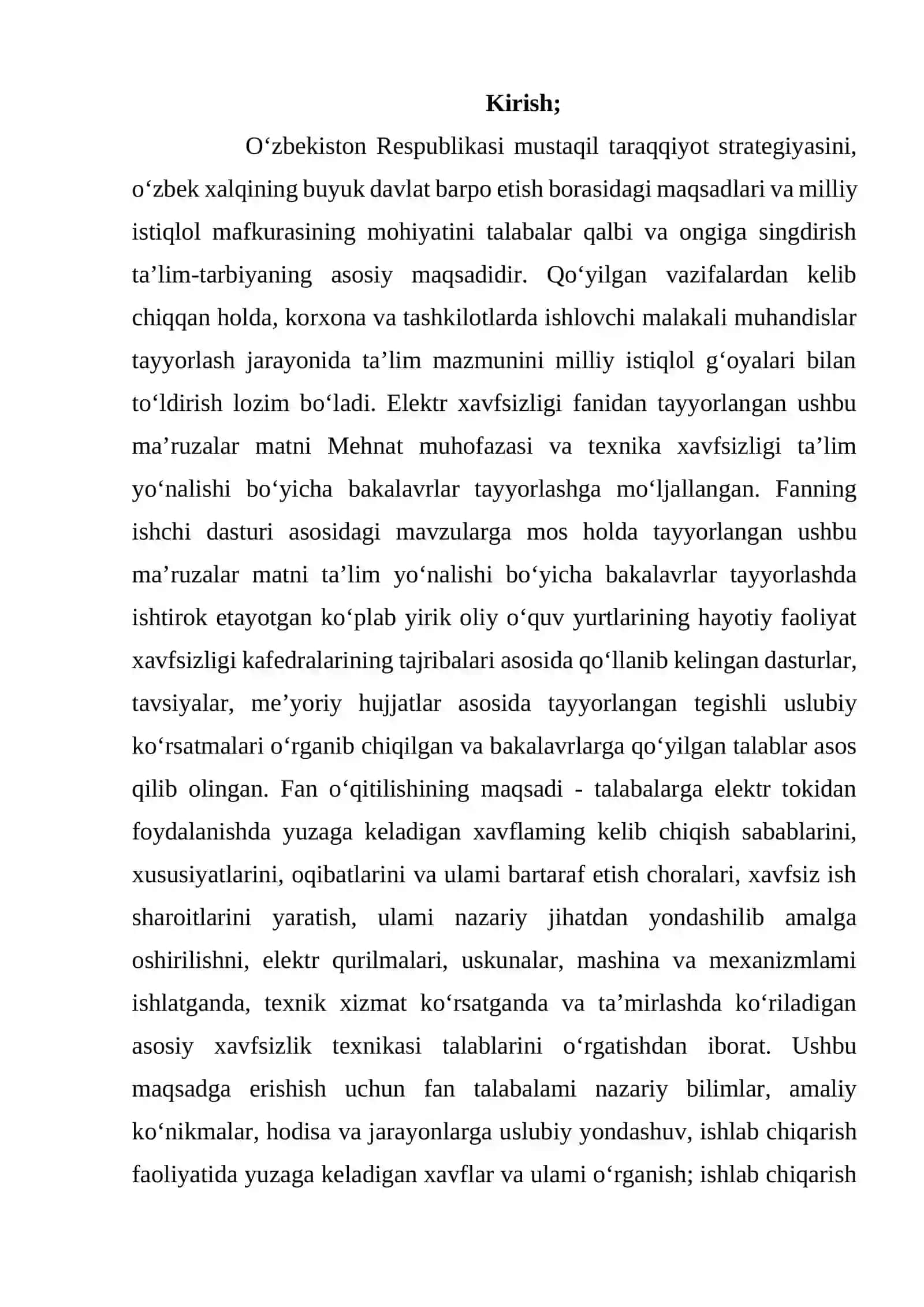 Elektr xavfsizligini ta'minlovchi shaxsiy muhofaza aslahalari 2