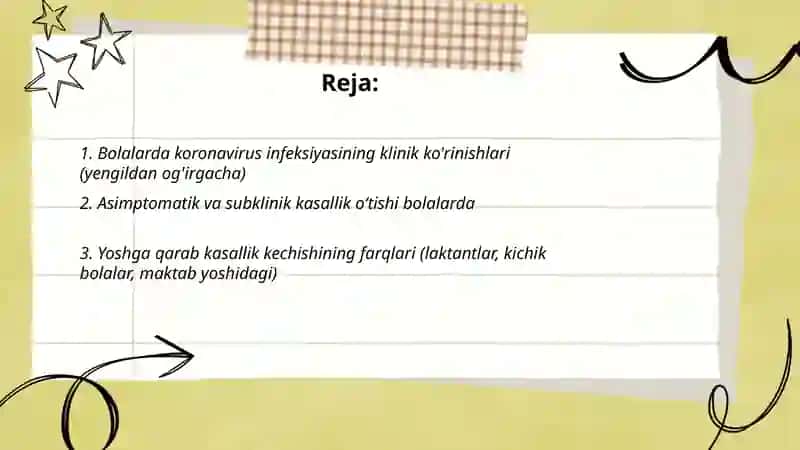 Bolalarda koronavirus infeksiyasining kechish xususiyatlari 2
