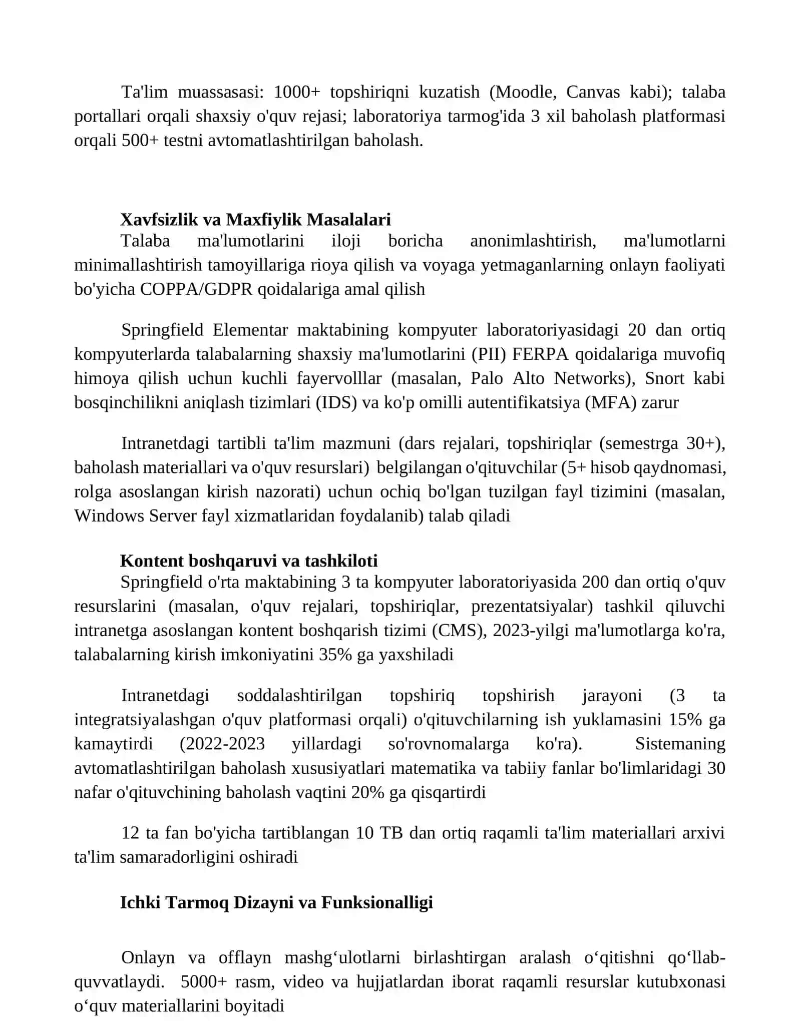 Zamonaviy informatika xonasida Intranet asosida o‘quv-tarbiya ishlarini tashkil etish 2
