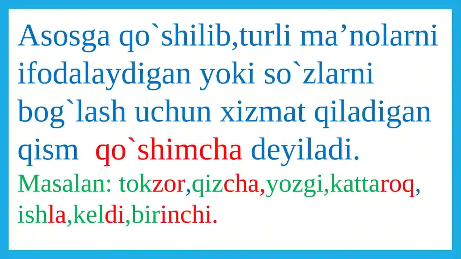 Affiksial morfemalarning tuzilishiga ko‘ra turlari sodda va murakkab affikslar. 2