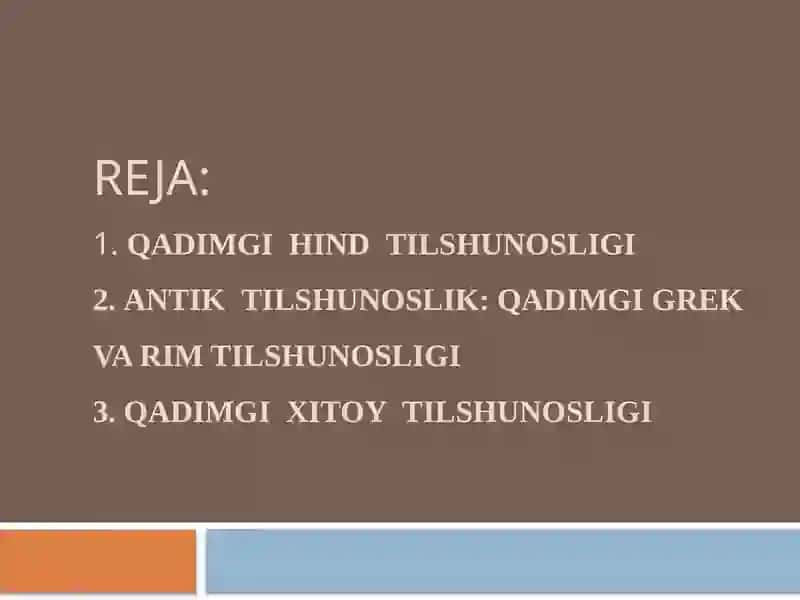 Qadimgi Hind Tilshunosligi 2